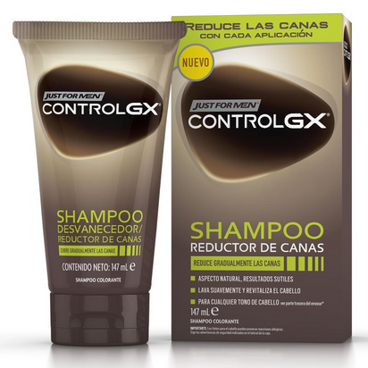 Just For Men Control gX Champô Redutor de cabelo branco 147ml